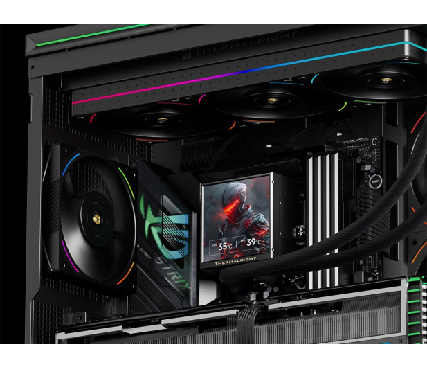 Thermalright Peerless Vision 360 UB Argb Black 3x120mm - 1483700 - zdjęcie 4